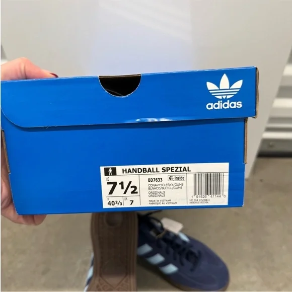 adidas Handball Spezial Collegiate Navy / Clear Sky - Picture 14 of 14